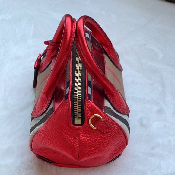 Burberry prosum metallic red bag - Picture 6 of 12